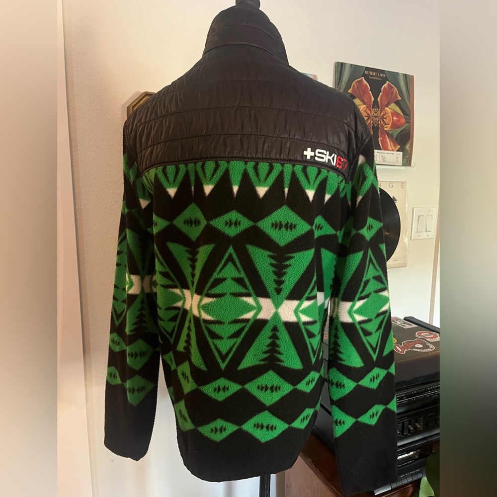 Polo Geometric Zip-Up Fleece Jacket - Picture 3 of 4